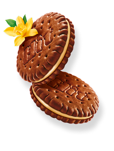 Ciasteczka HIT z kremem o smaku waniliowym